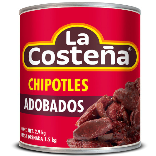 La Costena Chipotle in Adobo 2.8kg Buy now at Mexgrocer.co.uk